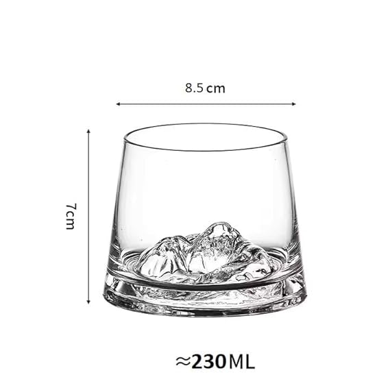 🏔️ Mount Blanc™ – Whiskey Glass