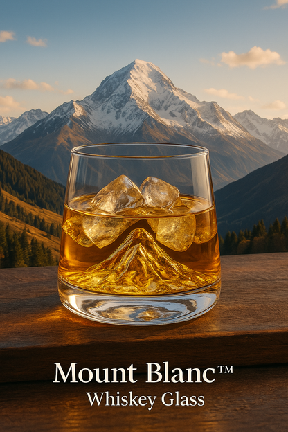 🏔️ Mount Blanc™ – Whiskey Glass