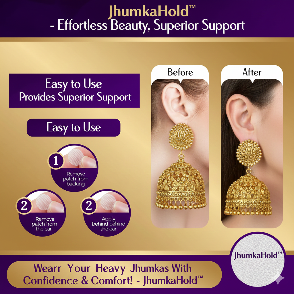 JhumkaHold™ - Patches (100 PCS)