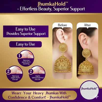JhumkaHold™ - Patches (100 PCS)